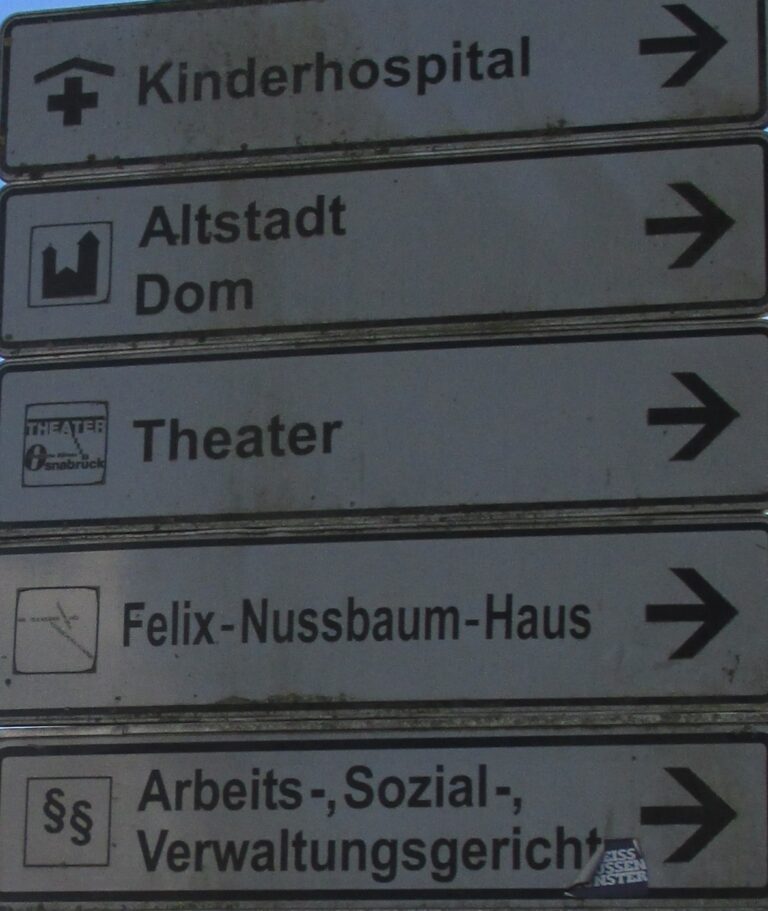 Señalética vial de Osnabrück